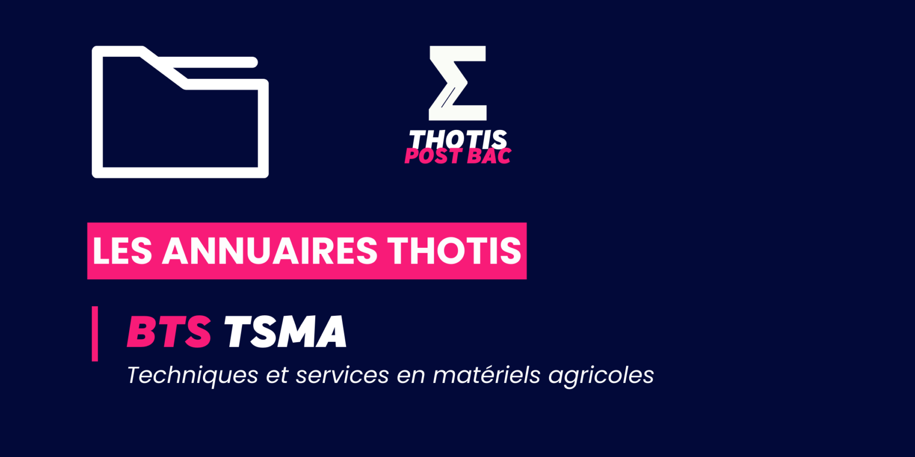 BTS_TSMA_Annuaire_Thotis BTS_TSMA_Annuaire_Thotis