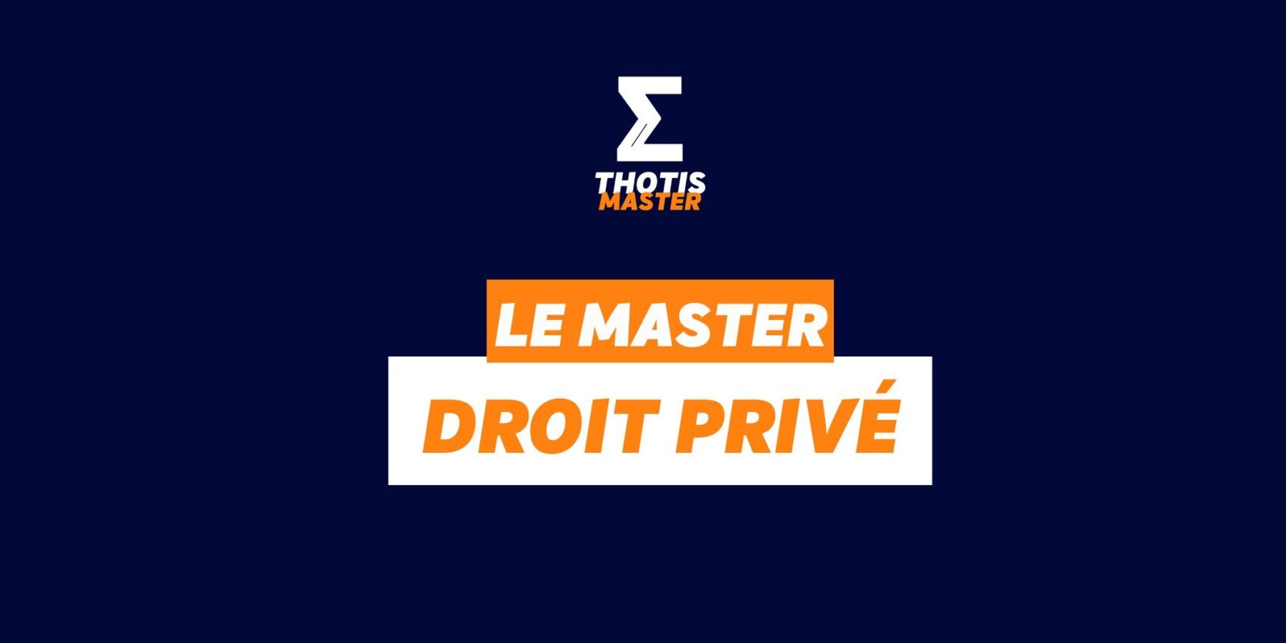 Master Privé