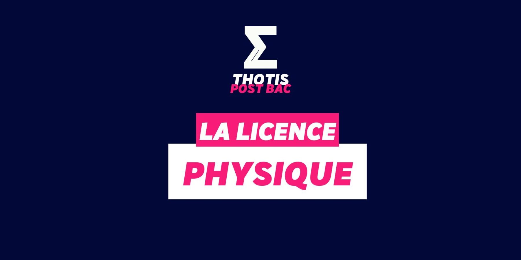 Licence Physique Licence Physique