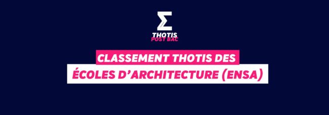 Classement école d'architecture