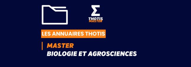 Thotis Annuaire - Master Biologie et Agrosciences