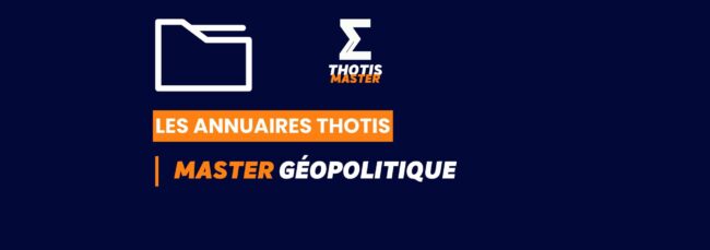 Thotis Annuaire - Master Géopolitique