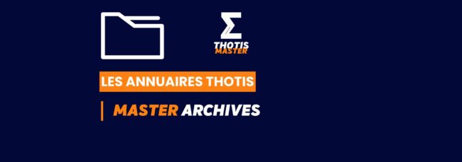 Annuaire Thotis - Master Archives en 2025